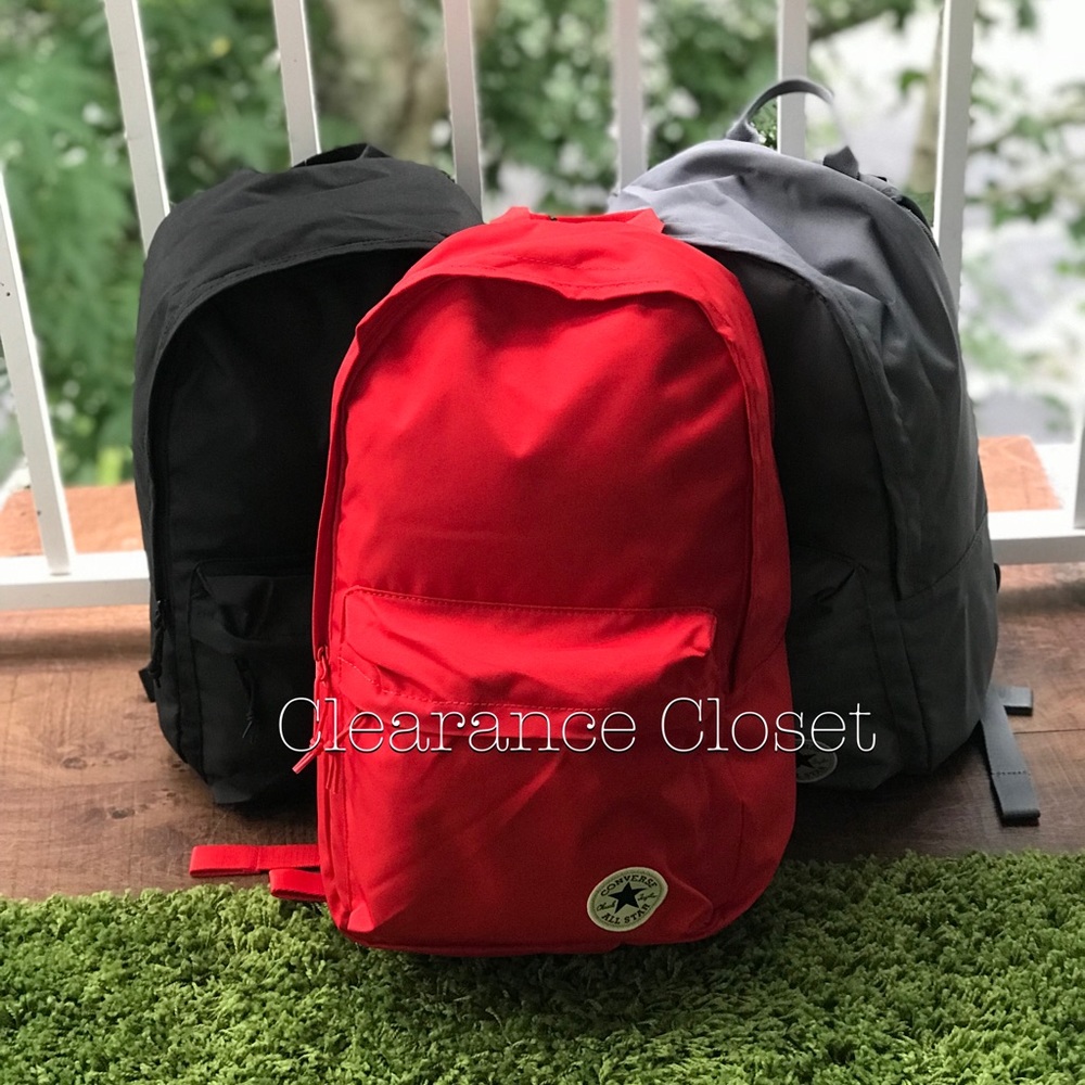 NWT Converse EDC Poly Backpack CO Black - Picture 4 of 8